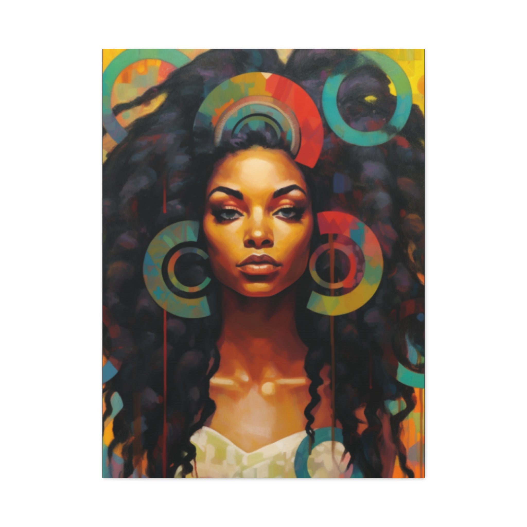 Bohemian Girl  — Vibrant Wall Art (Matte Stretched) Don’t do that