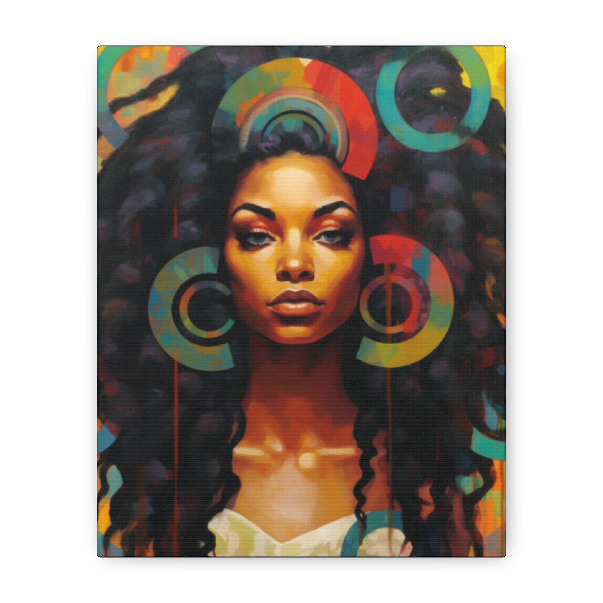 Bohemian Girl  — Vibrant Wall Art (Matte Stretched) Don’t do that