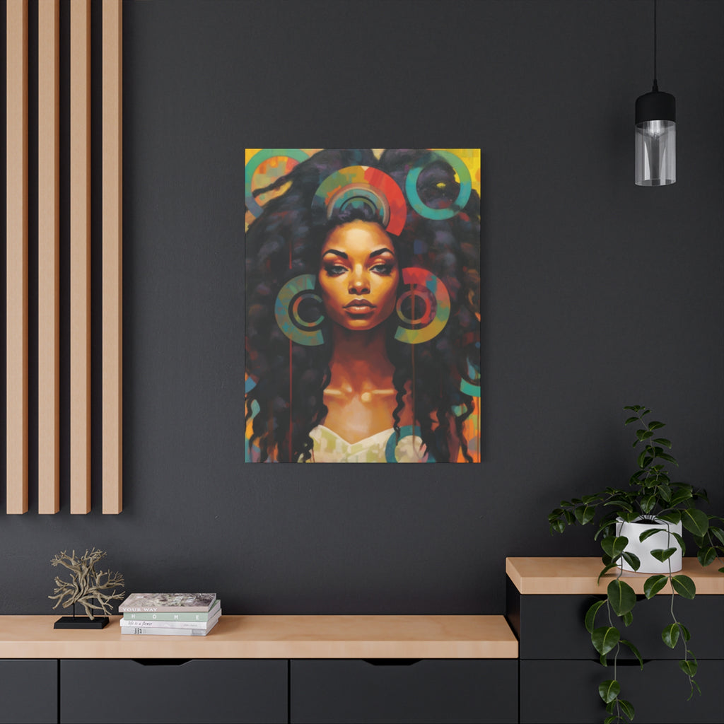 Bohemian Girl  — Vibrant Wall Art (Matte Stretched) Don’t do that