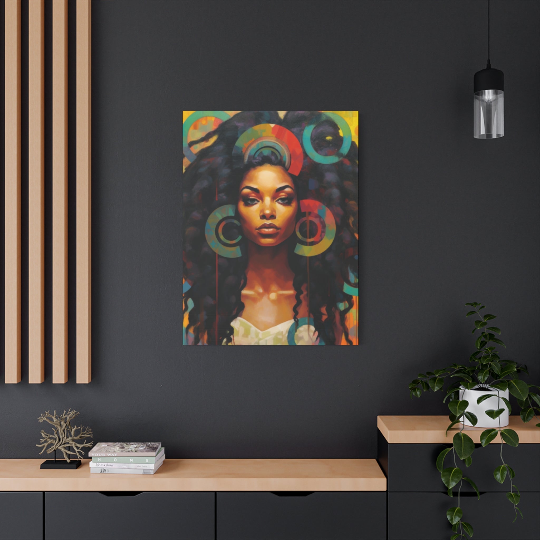 Bohemian Girl  — Vibrant Wall Art (Matte Stretched) Don’t do that