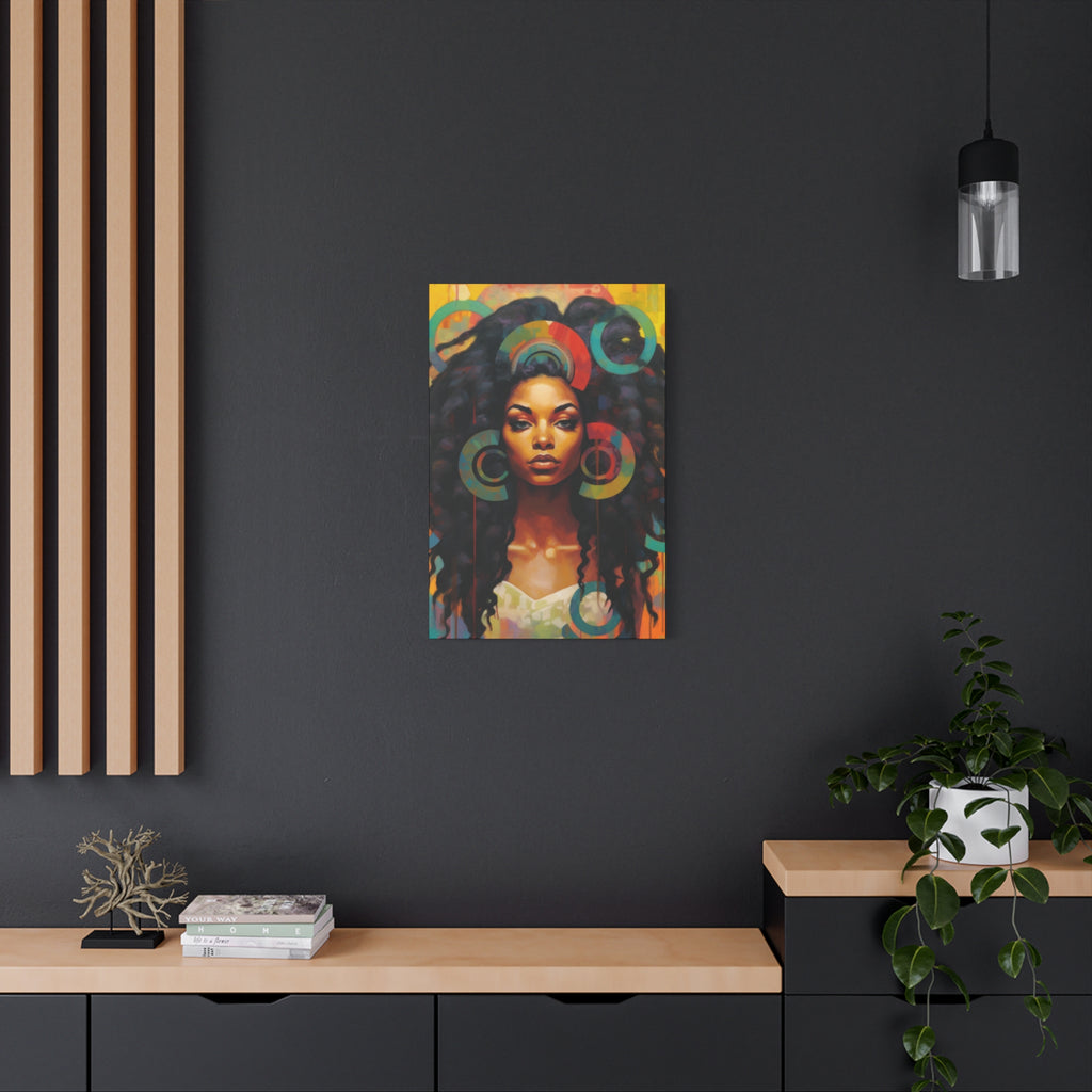 Bohemian Girl  — Vibrant Wall Art (Matte Stretched) Don’t do that