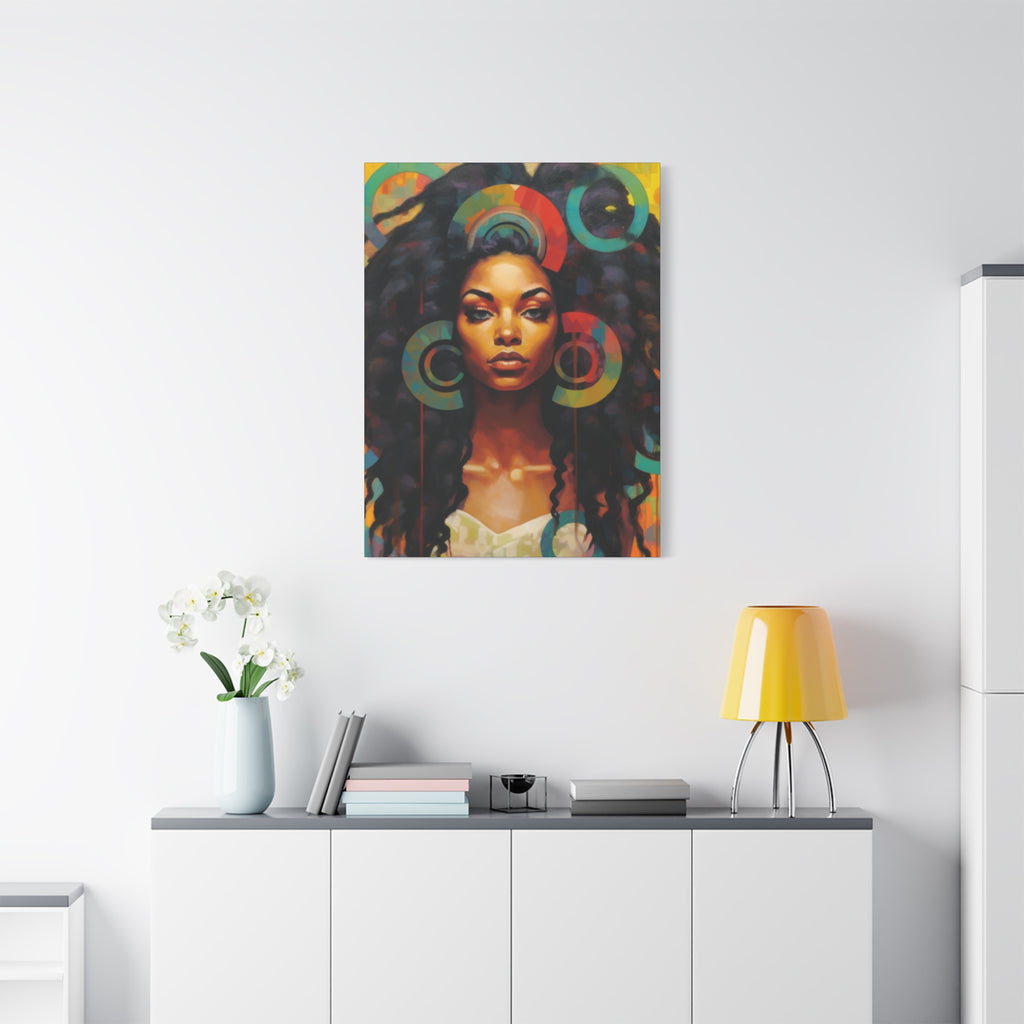 Bohemian Girl  — Vibrant Wall Art (Matte Stretched) Don’t do that