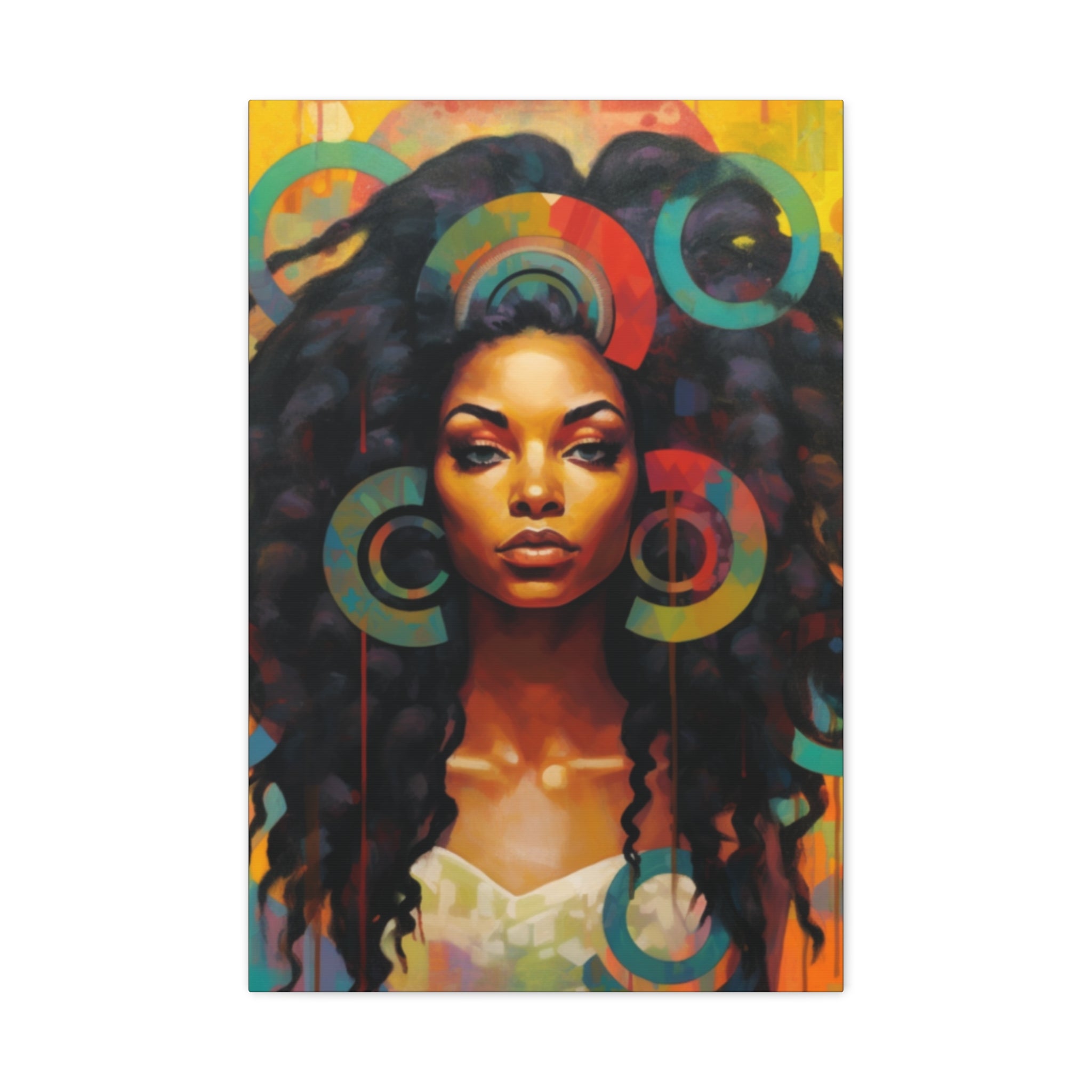 Bohemian Girl  — Vibrant Wall Art (Matte Stretched) Don’t do that