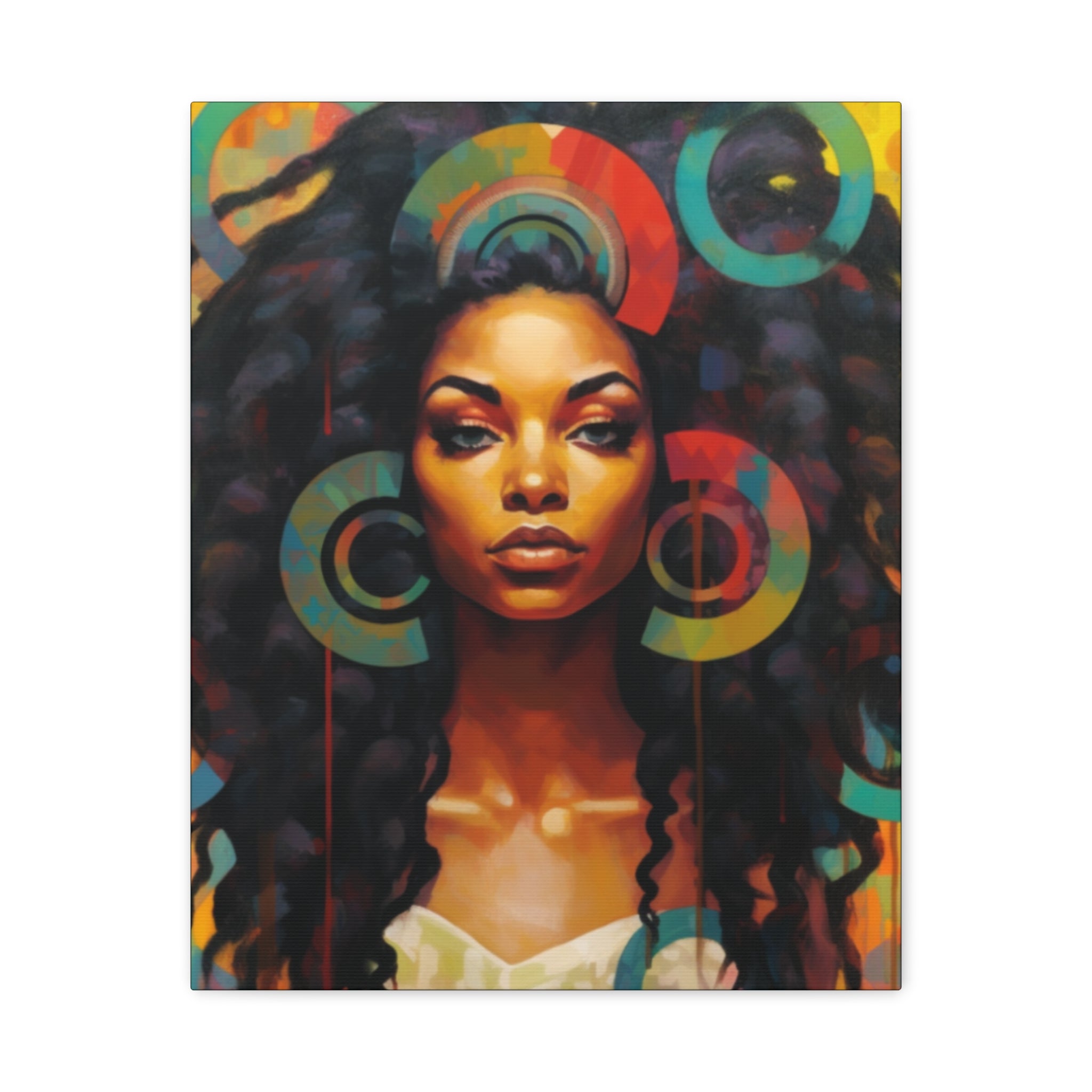 Bohemian Girl  — Vibrant Wall Art (Matte Stretched) Don’t do that