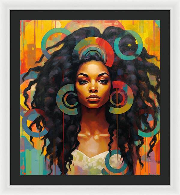 Bohemian, Rhapsody Girl - Framed Print