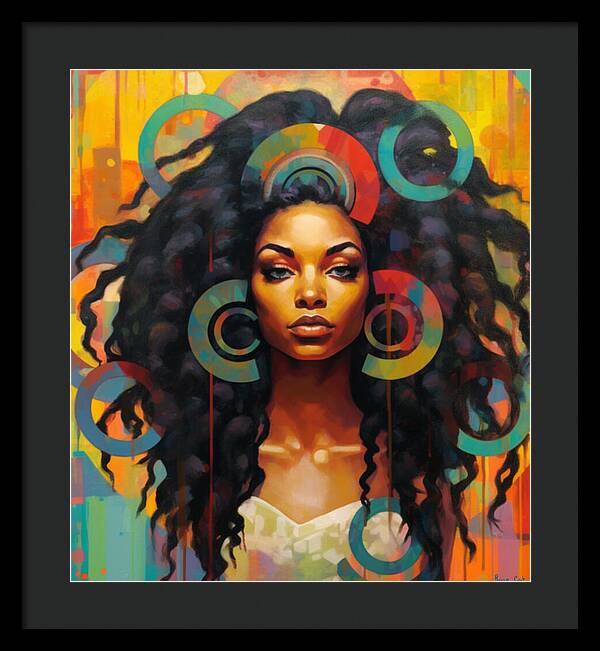 Bohemian, Rhapsody Girl - Framed Print