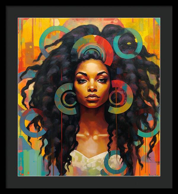 Bohemian, Rhapsody Girl - Framed Print