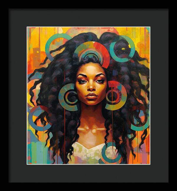 Bohemian, Rhapsody Girl - Framed Print