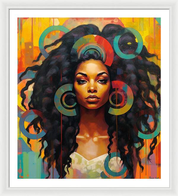 Bohemian, Rhapsody Girl - Framed Print