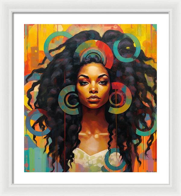 Bohemian, Rhapsody Girl - Framed Print