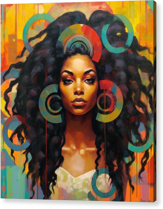 Bohemian, Rhapsody Girl - Acrylic Painting and Prints