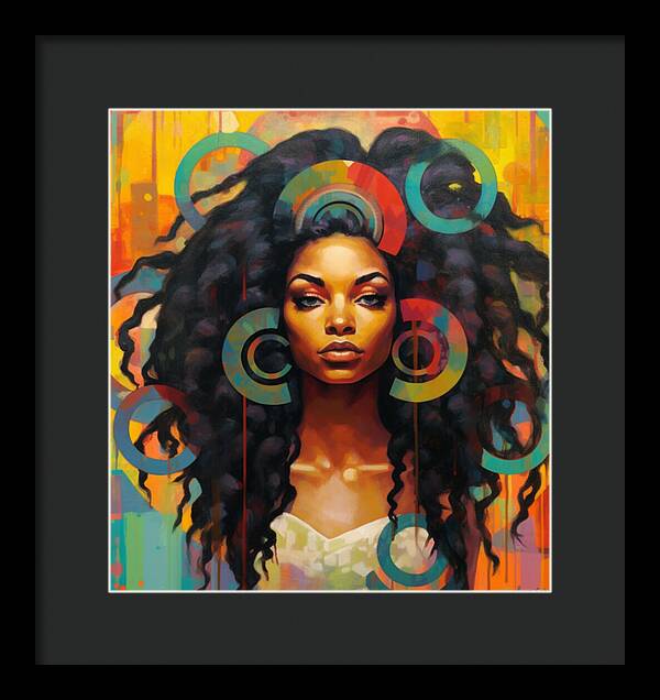 Bohemian, Rhapsody Girl - Framed Print