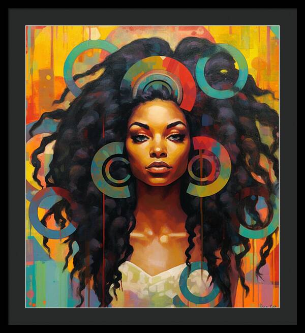 Bohemian, Rhapsody Girl - Framed Print