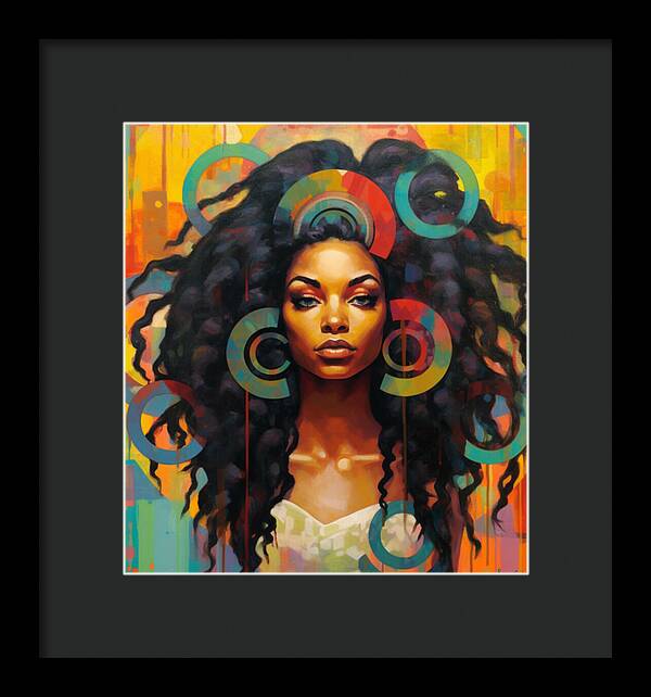 Bohemian, Rhapsody Girl - Framed Print