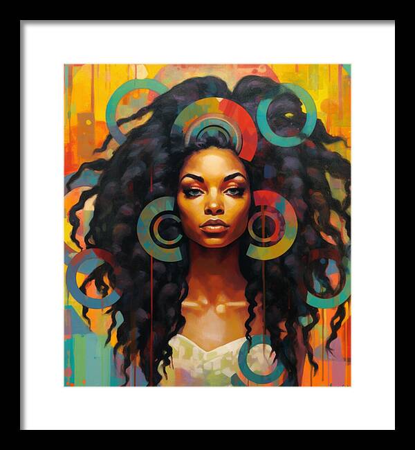 Bohemian, Rhapsody Girl - Framed Print