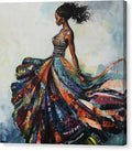 Dressed In Living Colors - Canvas Print