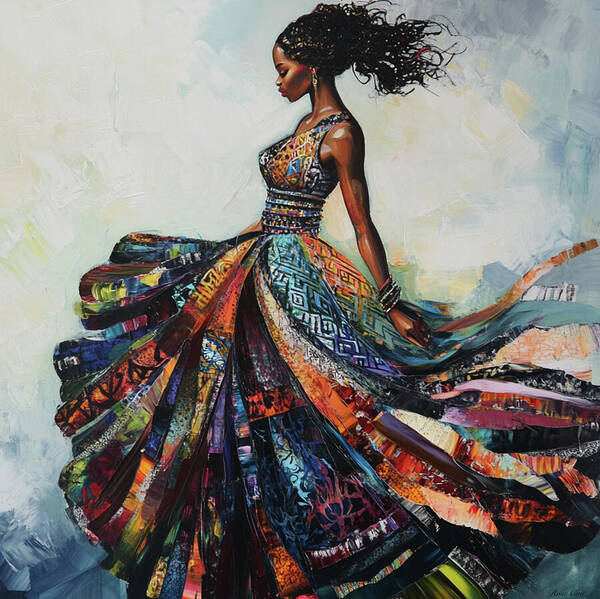 Dressed In Living Colors - Art Print