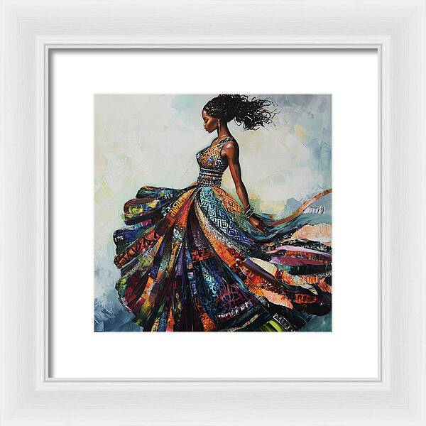 Dressed In Living Colors - Framed Print