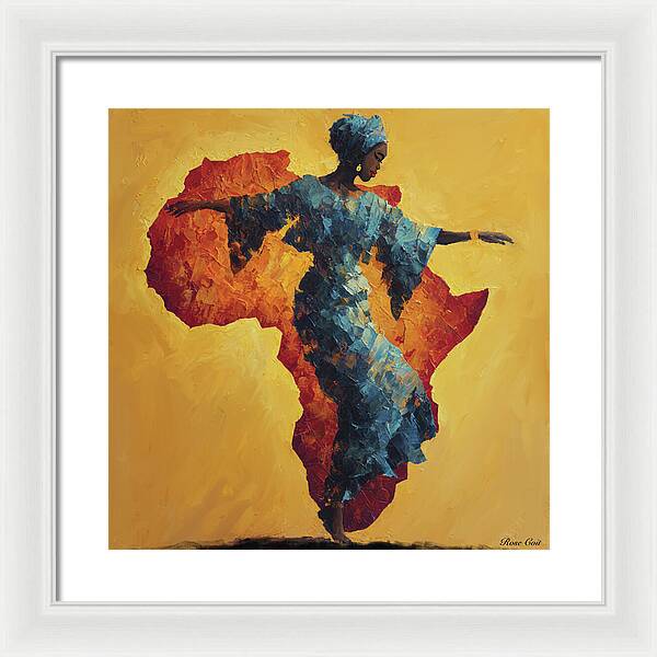 Motherland dance - Framed Print