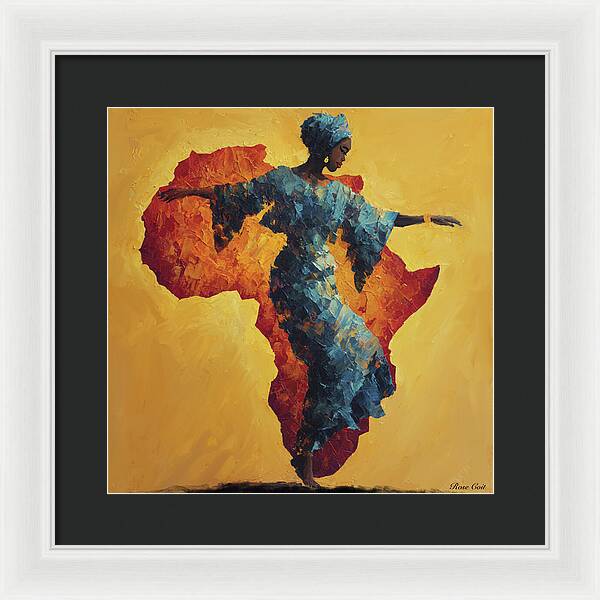 Motherland dance - Framed Print