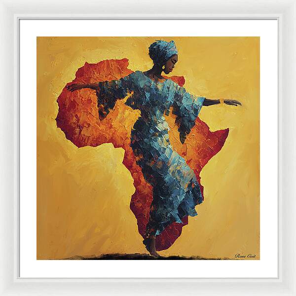 Motherland dance - Framed Print