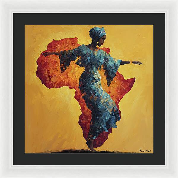 Motherland dance - Framed Print