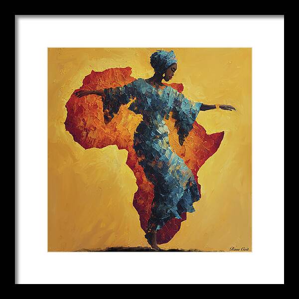 Motherland dance - Framed Print
