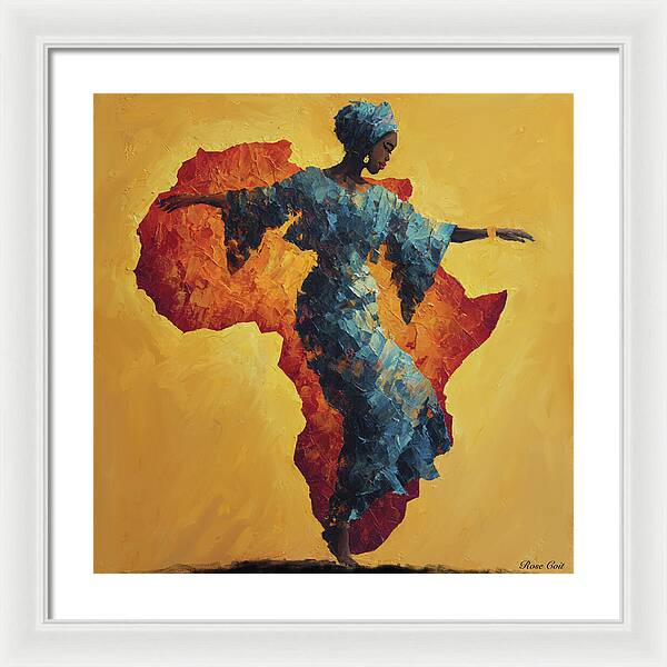 Motherland dance - Framed Print