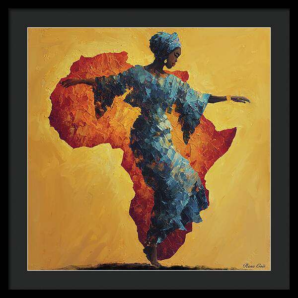 Motherland dance - Framed Print