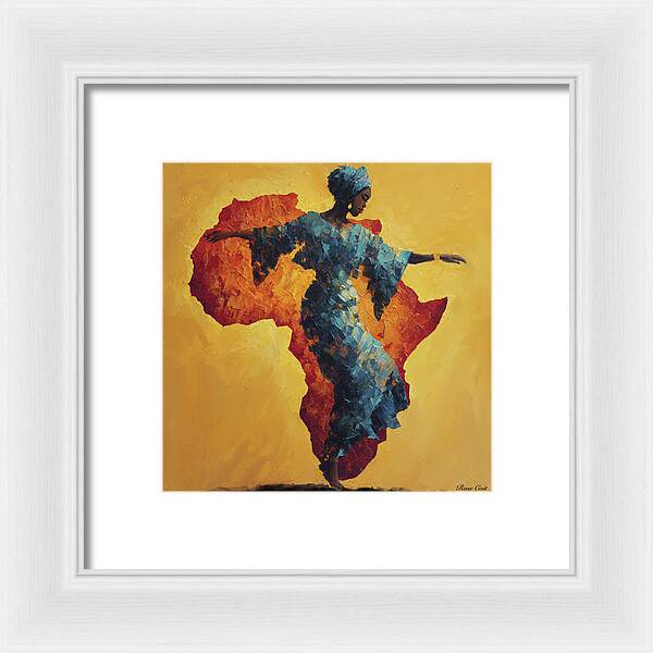 Motherland dance - Framed Print