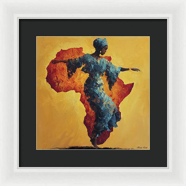 Motherland dance - Framed Print