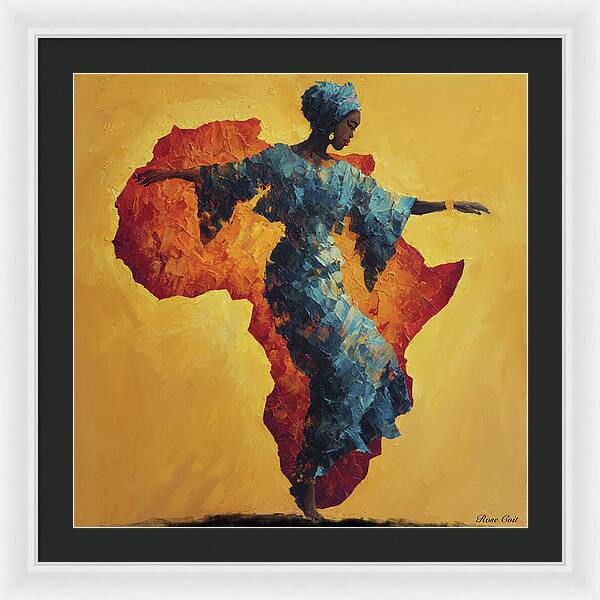 Motherland dance - Framed Print