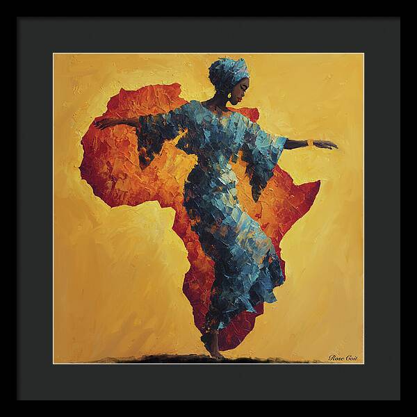 Motherland dance - Framed Print