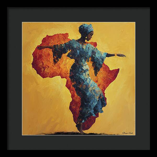 Motherland dance - Framed Print