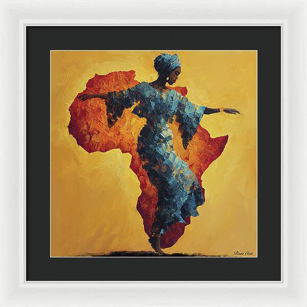 Motherland dance - Framed Print