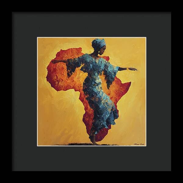 Motherland dance - Framed Print