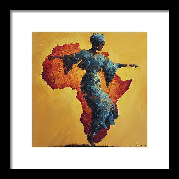 Motherland dance - Framed Print