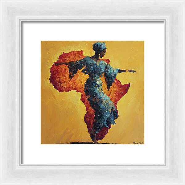 Motherland dance - Framed Print