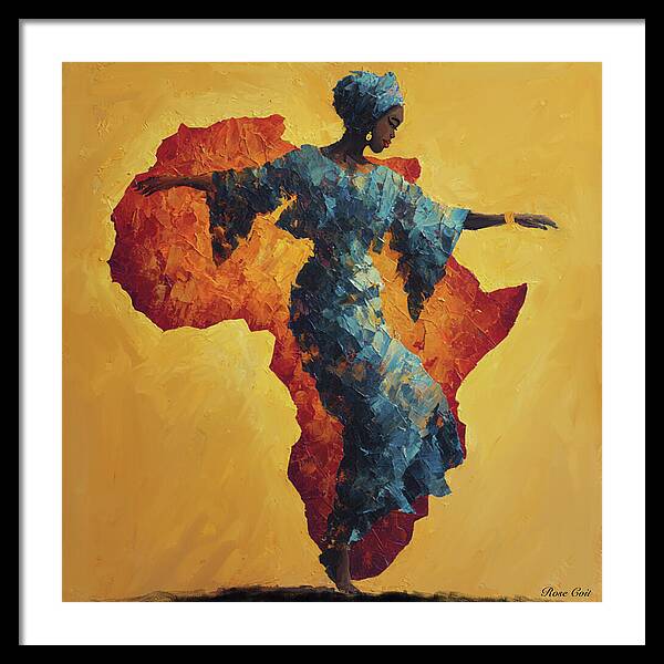 Motherland dance - Framed Print