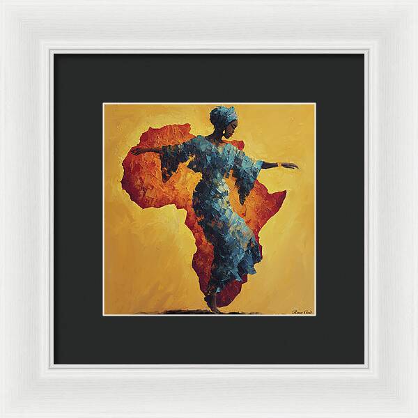 Motherland dance - Framed Print