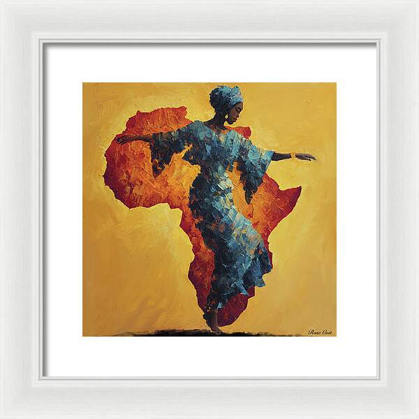 Motherland dance - Framed Print
