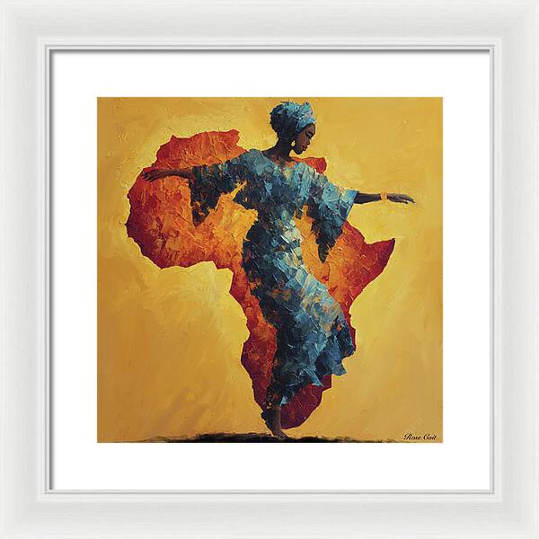 Motherland dance - Framed Print