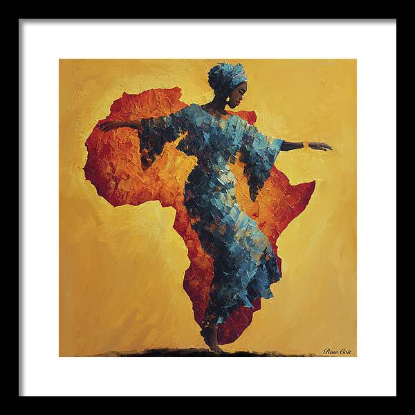 Motherland dance - Framed Print