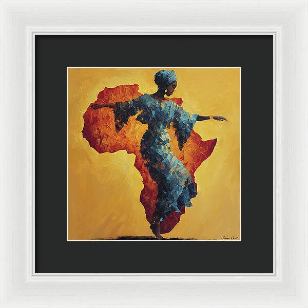 Motherland dance - Framed Print