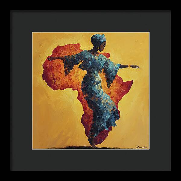 Motherland dance - Framed Print